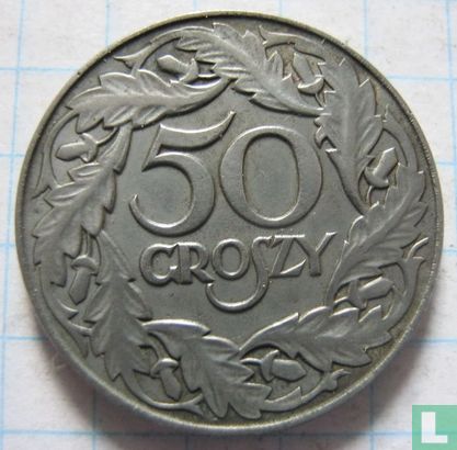 Poland 50 groszy 1938 (iron) - Image 2