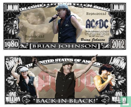 AC/DC BRIAN JOHNSON - biljet