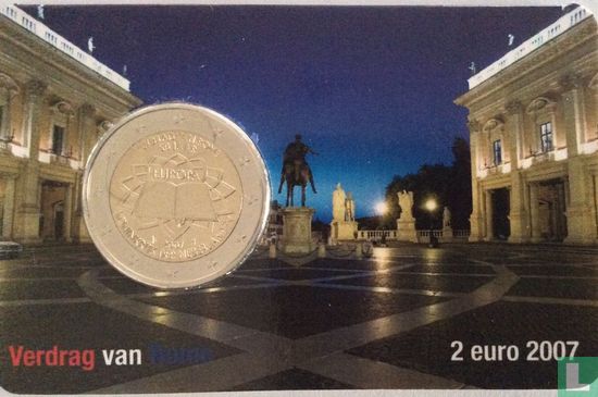 Pays-Bas 2 euro 2007 (coincard) "50th anniversary of the Treaty of Rome" - Image 1