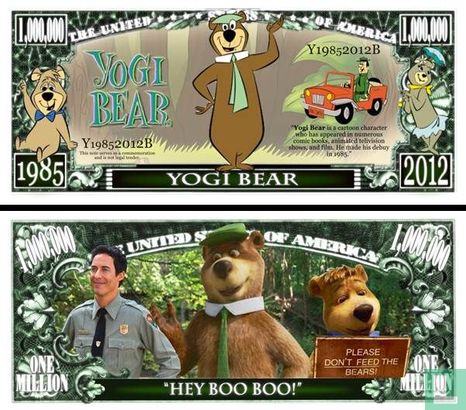 Yogi Bear billet d'un dollar