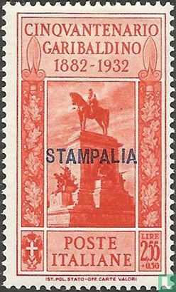 Garibaldi, overprint Stampalia