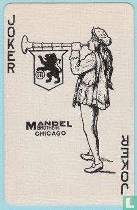Joker USA, AA7, Mandel Department Store, Mandel Brothers, Chicago, Speelkaarten, Playing Cards, 1910 - Afbeelding 1