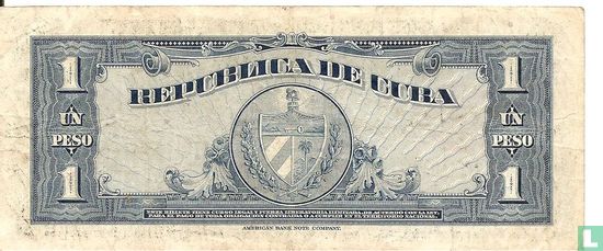 Cuba 1 peso - Afbeelding 2