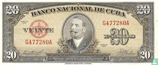 Cuba 20 Pesos  - Image 1