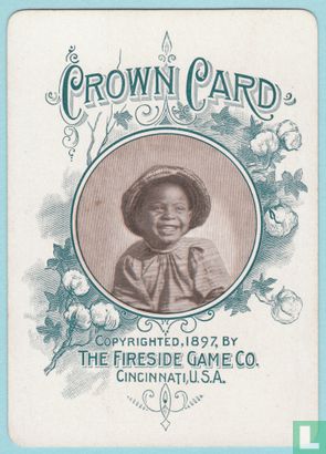 Joker USA, Crown Card, The Fireside Game Co., Cincinnati, Speelkaarten, Playing Cards 1897 - Bild 1