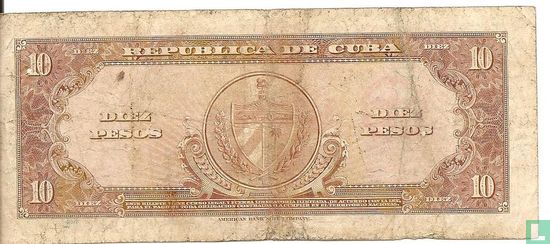 Cuba 10 pesos  - Afbeelding 2