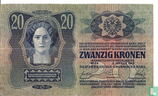 Tsjecho-slowakije 20 korun - Afbeelding 2