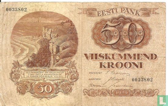 Estland 50 Krooni - Afbeelding 1