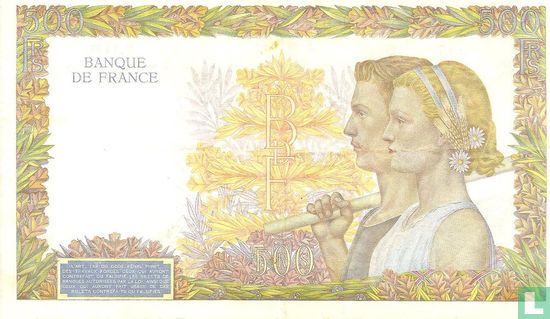 France 500 Francs - Image 2
