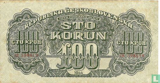 Korun Tchécoslovaquie 100  - Image 1