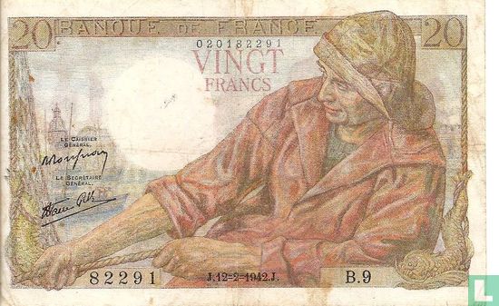 Frankreich 20 Francs - Image 1