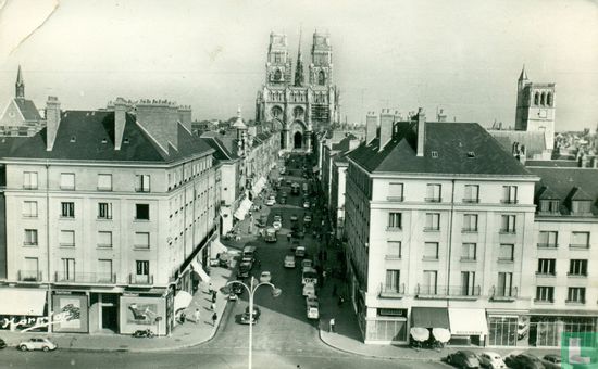 Orleans - Rue Jeanne d'Arc et la Cathédrale - Afbeelding 1
