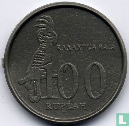 Indonesië 100 rupiah 2004 speelgeld  - Image 2