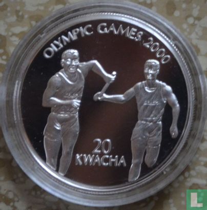 Malawi 20 kwacha 1999 "Olympische Spelen 2000" - Afbeelding 2