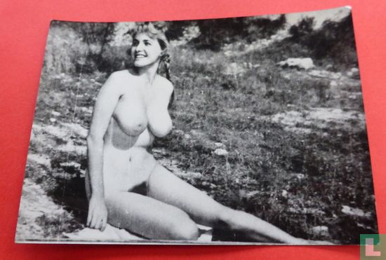 Vintage Naaktfoto 60's 'Vrouw in Natuur'
