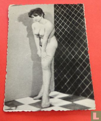 Vintage Naaktfoto 60's 'Vrouw Design '