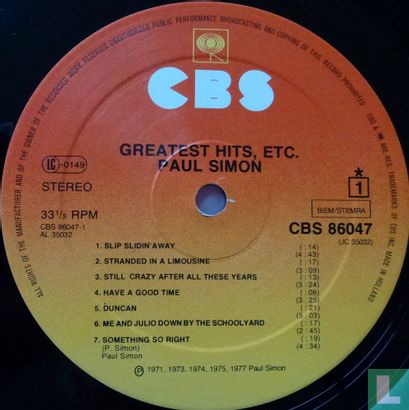 Greatest Hits, Etc. - Bild 3