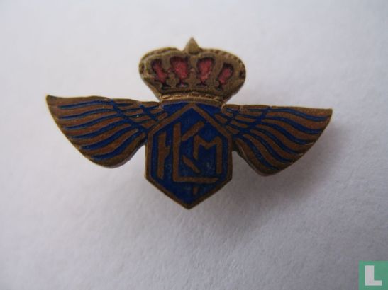 KLM (oud logo) [blauw/rood] - Afbeelding 2