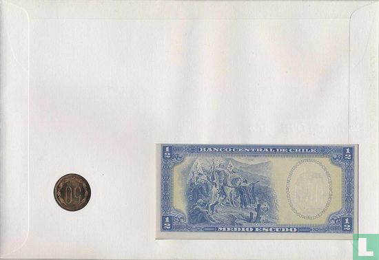 Chili 50 pesos 1994 (Numisbrief) - Afbeelding 2
