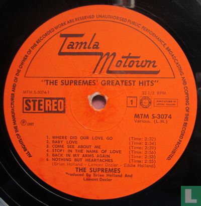 The Supremes' Greatest Hits - Image 3