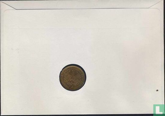 Duitsland 2 mark 1970 (Numisbrief) "Max Planck" - Afbeelding 2