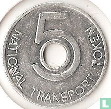 UK National transport token 5 pence - Bild 2