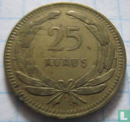 Turkije 25 kurus 1948 - Afbeelding 2