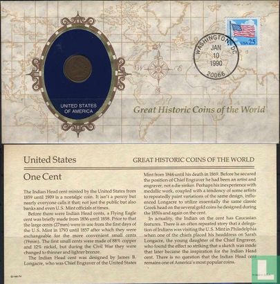 Verenigde Staten 1 Cent Numisbrief - Afbeelding 1