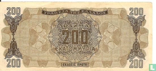 Griechenland 200 Drachmen Million  - Bild 2