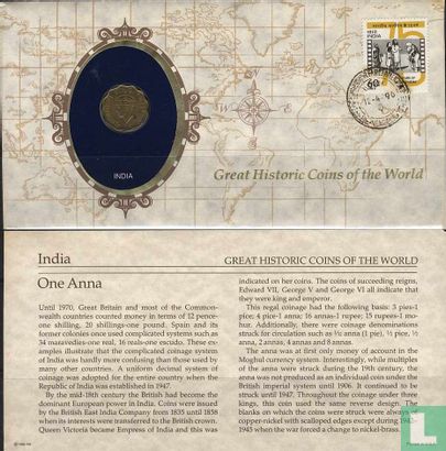 Britisch-Indien 1 Anna 1943 (Numisbrief) - Bild 1