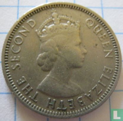 Malaisie et Bornéo Britannique 10 cents 1953 - Image 2