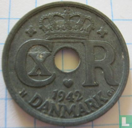 Denemarken 25 øre 1942 - Afbeelding 1
