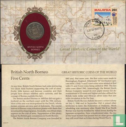 Brits Noord-Borneo 5 cents 1941 (Numisbrief) - Afbeelding 2
