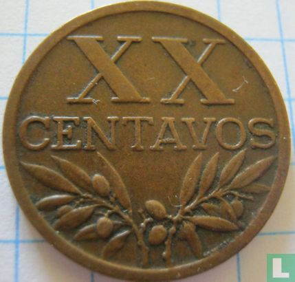 Portugal 20 centavos 1943 - Afbeelding 2