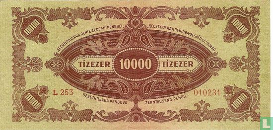 Hongrie 10.000 Pengö 1945 (P119a) - Image 2