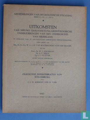 Oligocäne Invertebraten von Süd-Limburg - Afbeelding 1