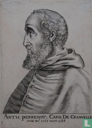 ANTH,, PERRENOT,, CARD,, DE GRANVELLE creat ano, 1561 mort 1586