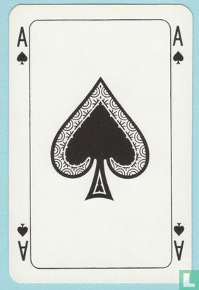 Schoppen aas, S6 02A, OVM, Roermond, Dutch, Ace of Spades, Speelkaartenfabriek Nederland, (SN), Speelkaarten, Playing Cards - Afbeelding 1