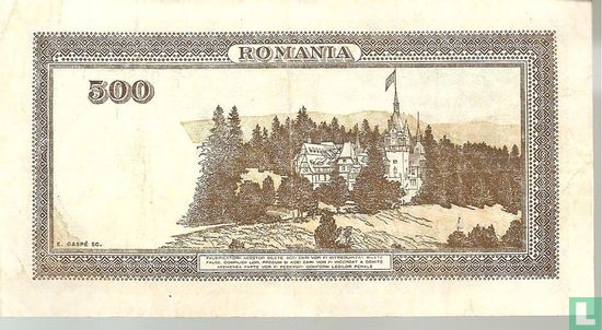 Romania 500 Lei 1941 - Image 2