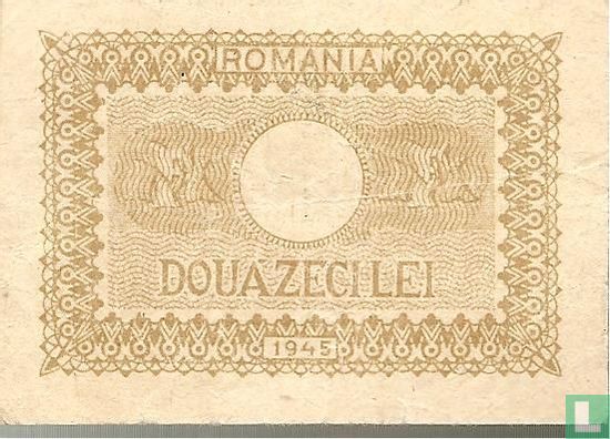 Roemenië 20 Lei 1945 - Afbeelding 2