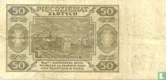 Pologne 50 Zlotych 1948 - Image 2
