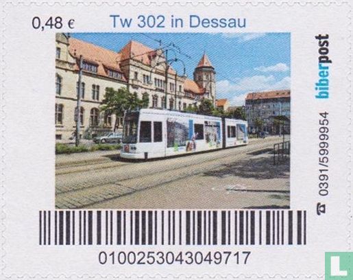 Biberpost, Tram Dessau