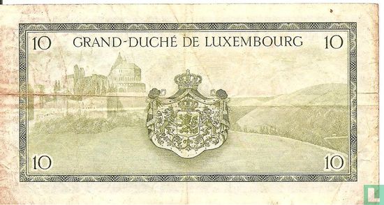 Luxemburg 10 Franken (Signatur 2) - Bild 2