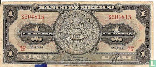 Mexico 1 peso - Afbeelding 1