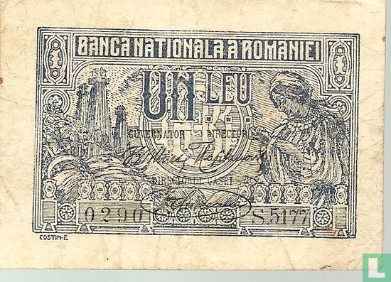 Romania 1 Leu 1920 - Image 1
