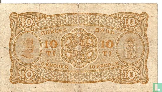 Noorwegen 10 Kroner 1940 - Afbeelding 2