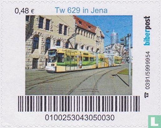 Biberpost, Straßenbahn Jena