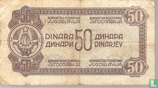 Yougoslavie 50 Dinara ND (1944) - Image 2