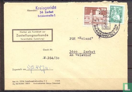 Zerbst - Rechtbank Mi 1881 + 1947 SST