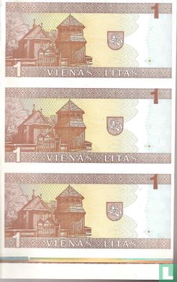 Lituanie 1 litas  - Image 2